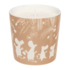 Moomin Arabia Festive Moments Moomin Candle, 9 cm Beige New