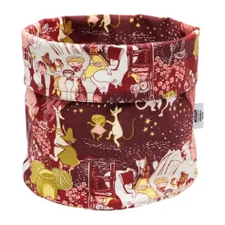 Moomin Arabia Festive Moments Moomin storage basket, Ø20x18 cm Red New