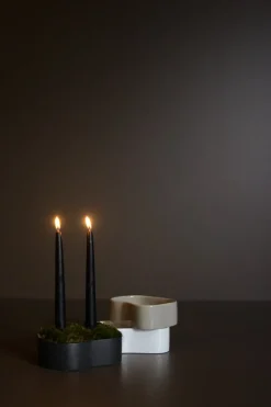 DBKD Fill me up candle sticks 15 cm, Cast iron GreyBlack Sale
