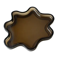 DBKD Filter decorative tray, , Ø22x2 cm Brown Best