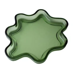 DBKD Filter decorative tray, , Ø22x2 cm Green Hot