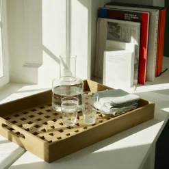 Fritz Hansen Fionia tray 36x52 cm, Teak Brown Outlet