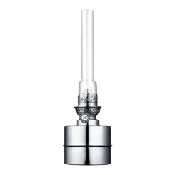 Karlskrona Lampfabrik Flaggskär paraffin lamp, nickel Silver-coloured Sale