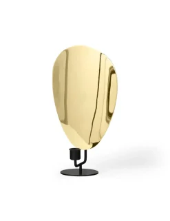 Audo Copenhagen Flambeau candlestick 30 cm, Black-polished brass Gold-colouredBlack Online