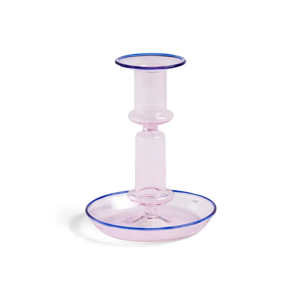 HAY Flare medium candle sticks, -blue Pink Clearance