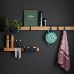 Gejst Flex Rail magnetic rail 60 cm, oak- Black Best
