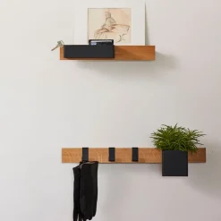 Gejst Flex Rail magnetic rail 40 cm, Oak- Black New