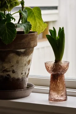 Scandi Living Flor hyacinth vase, Brown Outlet
