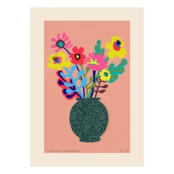 Paper Collective Flower Studies 02 (Sommar) poster, 50x70 cm BlueWhite Discount