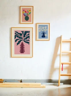 Paper Collective Flower Studies 02 (Sommar) poster, 30x40 cm BlueWhite Best