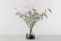 Ro Collection Flower vase no. 2, Moss green GreenTransparent Discount