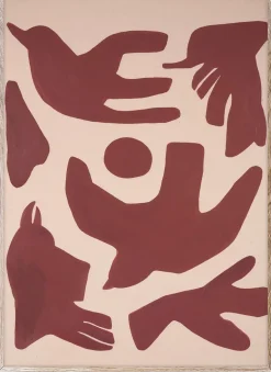 Paper Collective Flying High poster, 50x70 cm Red New