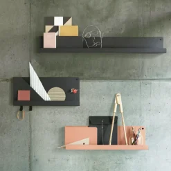 Muuto Folded shelf large, Black Outlet