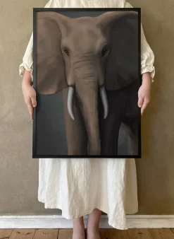 Kunskapstavlan® Forest elephant poster, 50x70 cm Multi Outlet