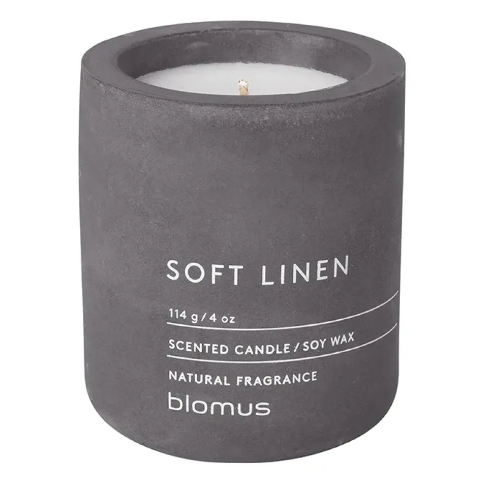 Blomus Fraga scented candles 24 hours, Soft Linen-Magnet Grey Sale