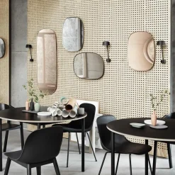 Muuto Framed mirror, Taupe, 59x44 cm BeigeBrown