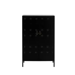 Maze Francis cabinet, . leather Black Clearance