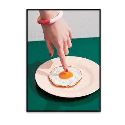 Paper Collective Fried Egg poster, 30x40 cm Multi Clearance