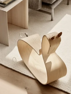 Fritz Hansen Rocking Horse, Clear lacquered ash Beige Hot