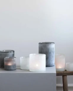 Tell Me More Frost lantern L, White Outlet