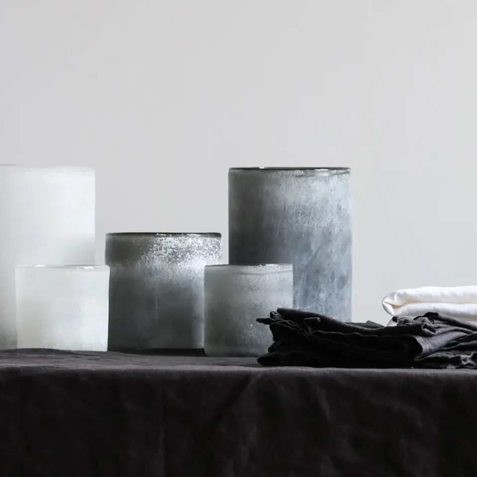 Tell Me More Frost lantern M, Grey Sale