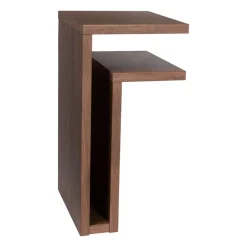 Maze F-shelf wall shelf walnut, shelf - right Brown Sale