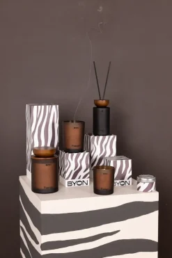 Byon Fumage scented candle, 30 h Brown Clearance