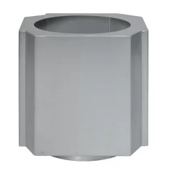 Louise Roe Funki pot L 52 cm, Brushed Aluminium Silver-coloured Discount
