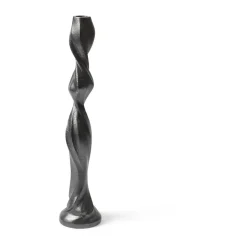 Ferm Living Gale candlestick 38 cm, ened Aluminium Black Best