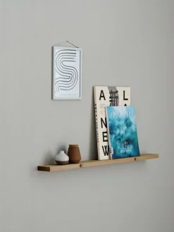 MOEBE Gallery shelf picture strip 70 cm, Oak Brown Sale