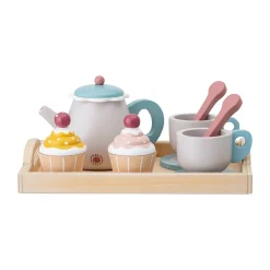 Bloomingville Gentrim toy dinnerware set, Gray Grey Clearance