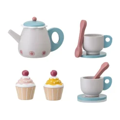 Bloomingville Gentrim toy dinnerware set, Gray Grey Clearance