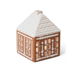 Kähler Gingerbread candle holder small 11 cm, Brown Best