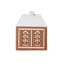 Kähler Gingerbread candle holder medium 15 cm, Brown Discount