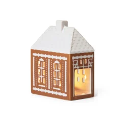 Kähler Gingerbread candle holder medium 15 cm, Brown Discount