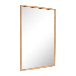Hübsch Glimpse wall mirror medium, Oak Beige Best