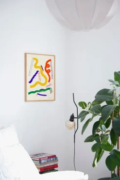 Paper Collective Glisser poster, 30x40 cm Multi
