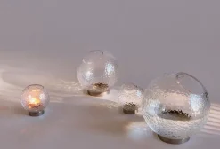 AYTM Globe bubbles vase Ø10 cm, Clear Transparent Online