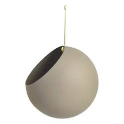 AYTM GLOBE hanging pot Ø21 cm h32 cm, Taupe Beige Sale