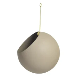 AYTM GLOBE hanging pot Ø17 cm h28 cm, Taupe Beige Online