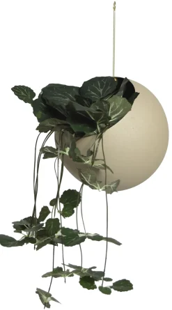 AYTM GLOBE hanging pot Ø17 cm h28 cm, Taupe Beige Online