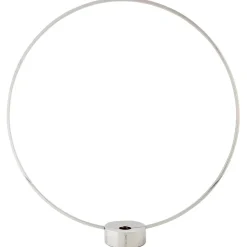 KLONG Gloria candle holder, large, nickel Silver-coloured Online