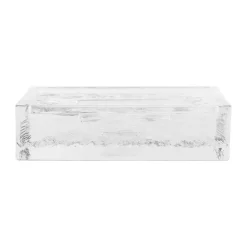 Ferm Living Gradia candle holder square 16x16 cm, Clear Transparent Sale