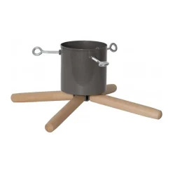 Star Trading Granite Christmas Tree Stand 45x19 cm, Mole Black Best