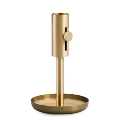 Northern Granny candleholder high, brass Gold-coloured Hot