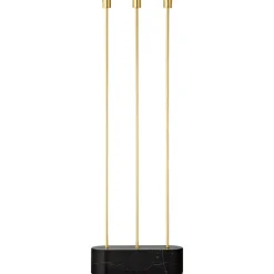 AYTM Grasil floor candle sticks, black-gold Gold-coloured Sale