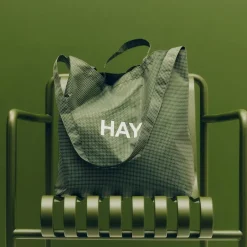 HAY Grid Crossover Bag medium, Dark , medium Green Sale