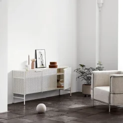 Kristina Dam Studio Grid side table, Beige Outlet