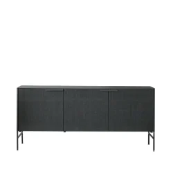Kristina Dam Studio Grid side table, Black Hot