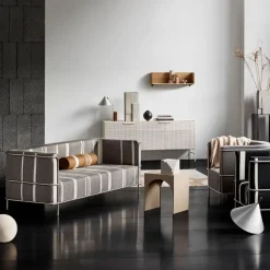 Kristina Dam Studio Grid side table, Black Hot